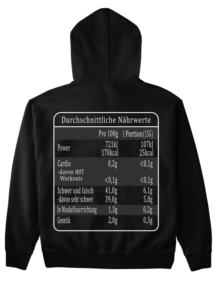 Nährwerte Hoodie