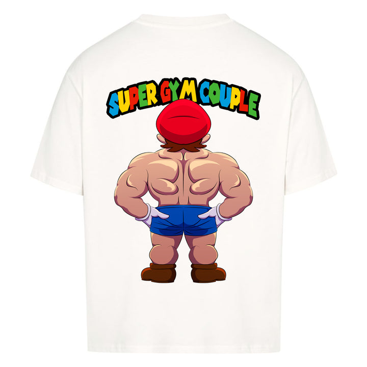 Super Gym Couple (Backprint) Oversized Shirt