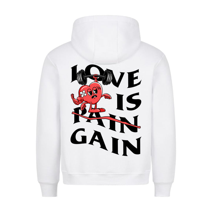 Sudadera con capucha Love is Gain (Backprint)