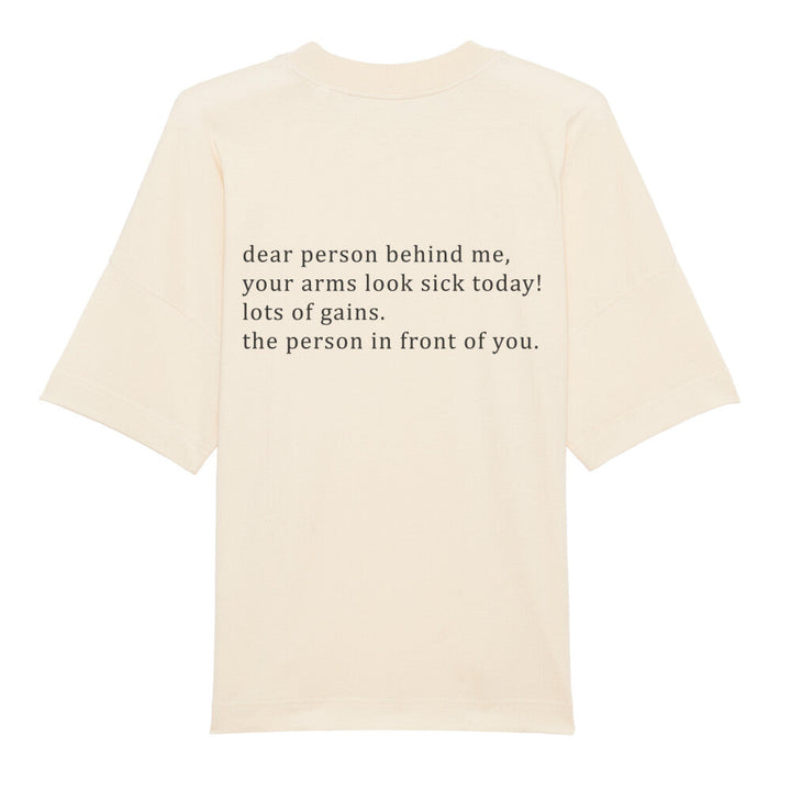 lots of gains (Backprint) Oversize Blast