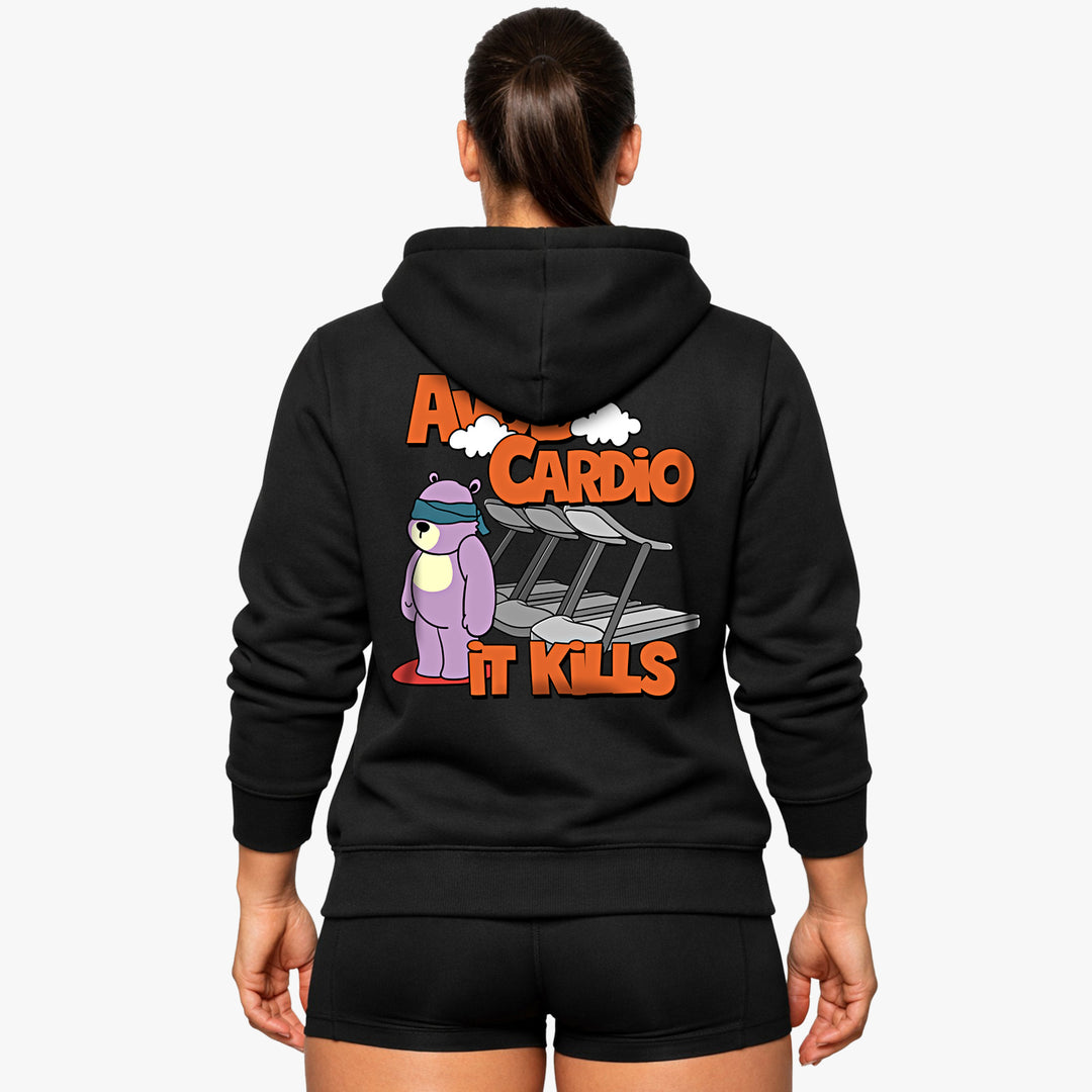 Sweat à capuche Évitez Cardio (Backprint)