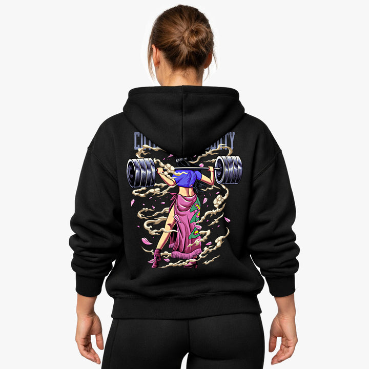 Cutie with a booty Oversized Hoodie