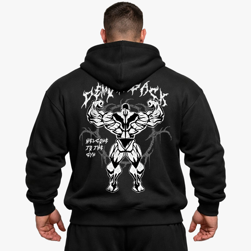 Demon Back (Backprint) Oversized Hoodie