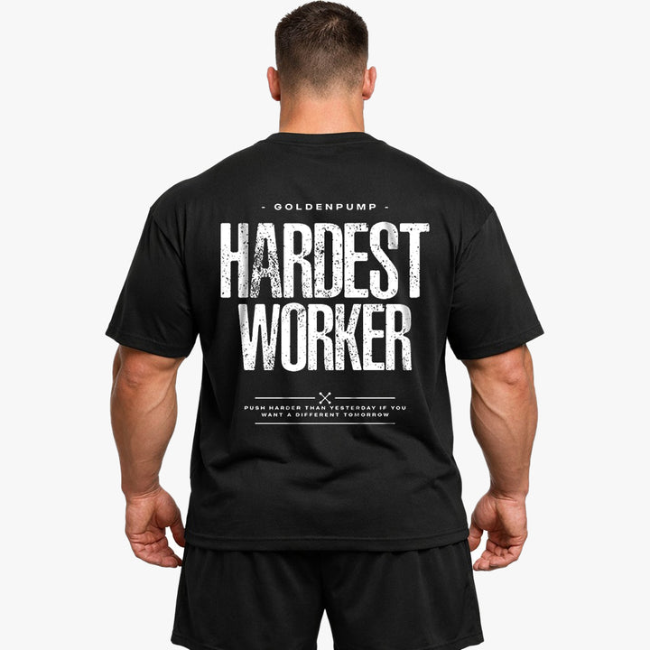 Hardest Worker (Backprint) Oversized Shirt