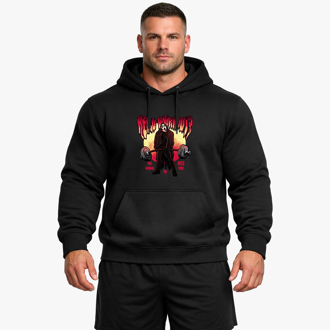 Hello workout hoodie