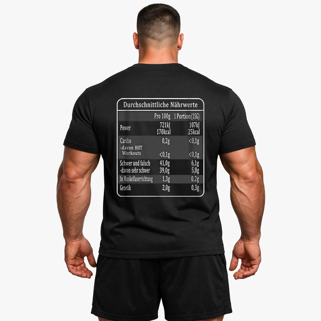 Nährwerte (Backprint) Shirt