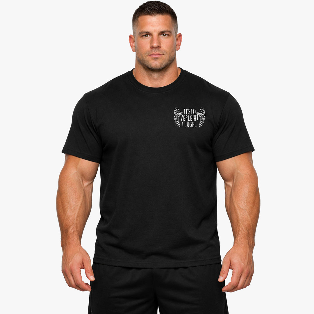 Testo verleiht flügel Shirt
