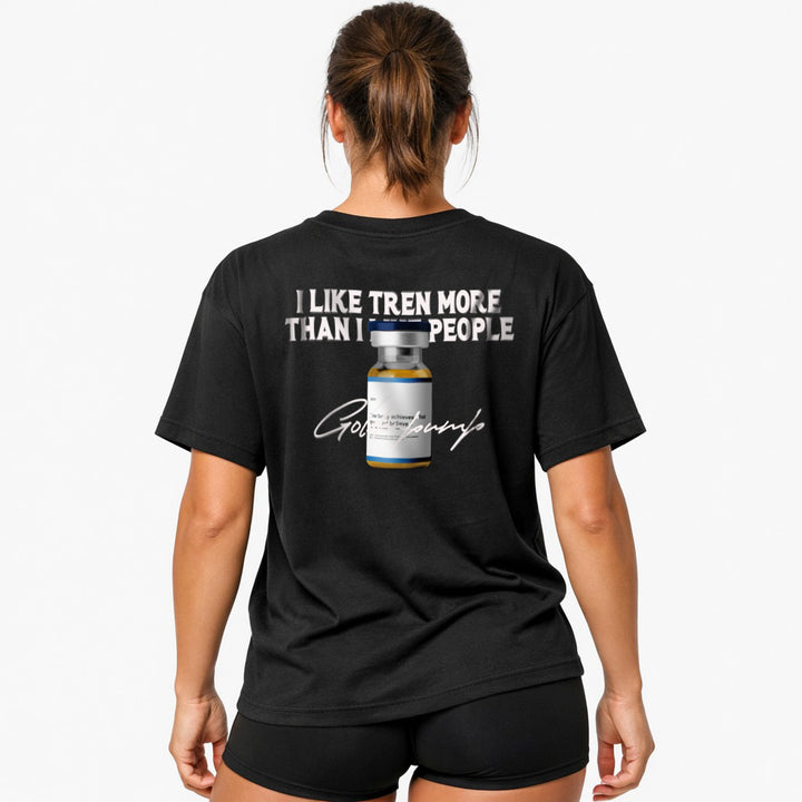 i like Tren more Oversized (Backprint) Shirt