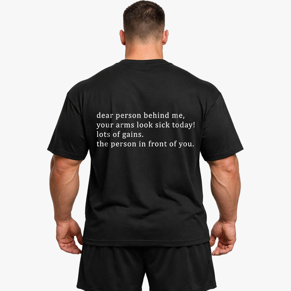 lots of gains (Backprint) Oversize Blast