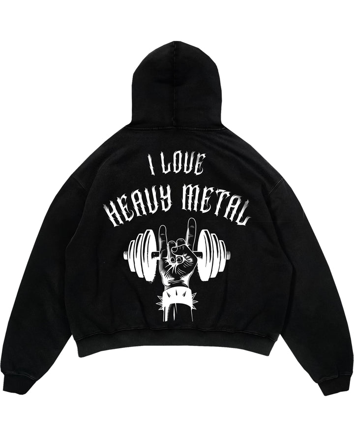 Heavy Metal Oversized (Backprint) Hoodie