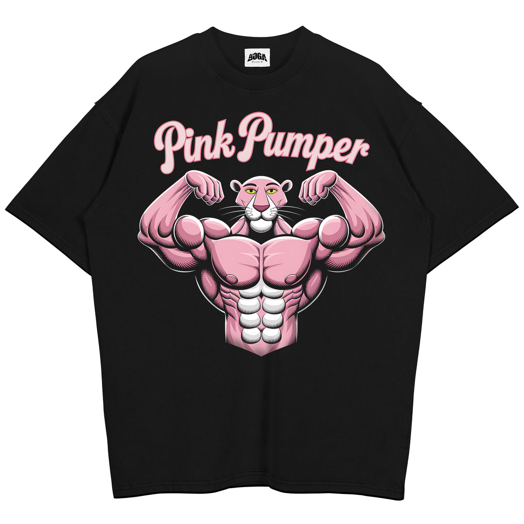 Camisa extragrande rosa Pumper