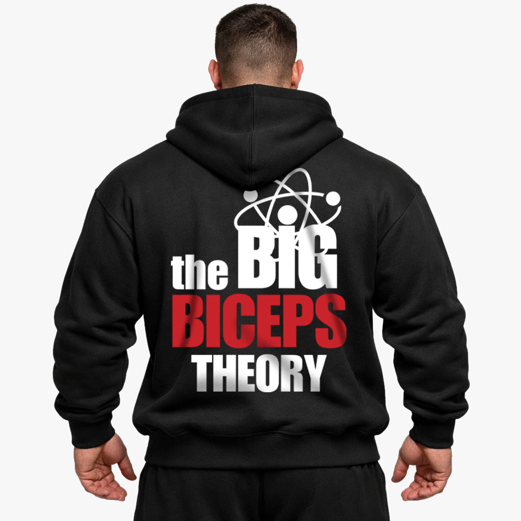 the Big Biceps theory (Backprint) Oversized Hoodie